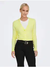 Women's Yellow Cardigan Sunny - Ladies