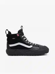 UA SK8-Hi Mte-2 Black Ankle Leather Sneakers - Ladies