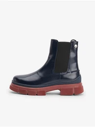 Dark blue Leather Chelsea Shoes - Ladies