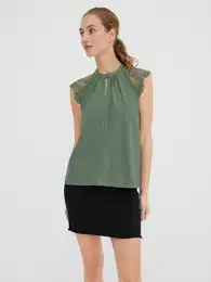 Green women's blouse Milla