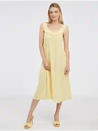 Yellow patterned midishats for hangers Starr - Ladies