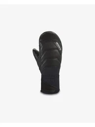 Galaxy Black Leather Gloves Mittens - Women