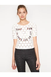 Letter Printed Blouse