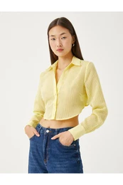 Striped Crop Shirt