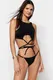 Trendyol Normal Leg Bikini dno s rnimi dodatki