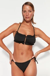 rni trakovi izrezani / okno Bikini vrh