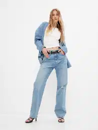 Jeans '90s loose high rise organic - enske