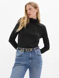 T-shirt with turtleneck - Women