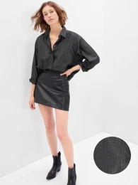 Striped Oversized Shirt - Ladies