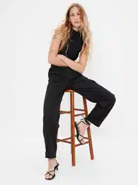 Pants with Elasticated Waistband - Women