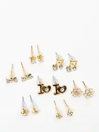Gold earrings dbi0448. R06