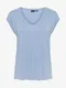 Light Blue Women's T-Shirt Pieces Kamala - Women