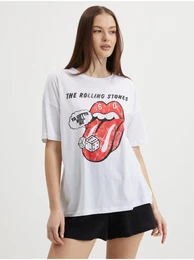 White Women's Oversize T-Shirt Ida - Women
