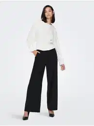 Black women's wide trousers Vincent - Women's