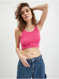 Dark pink women's tank top Sweet - Women's