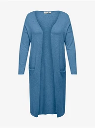 Blue Ladies Long Cardigan CARMAKOMA Esly - Ladies