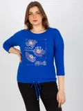 Modra Zgornji deli bluze za dame image