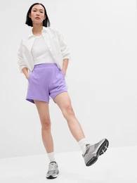 Shorts fleece with logo - Women