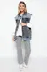 Trendyol Blue Denim Color Blocked Denim Jacket