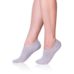 BAMBOO SNEAKER SOCKS - Unisex socks invisible - grey