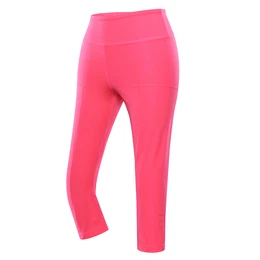 Women's quick-drying capri leggings NORVA neon knockout pink