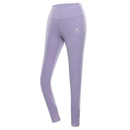 Women's quick-drying leggings LENCA pastel lilac