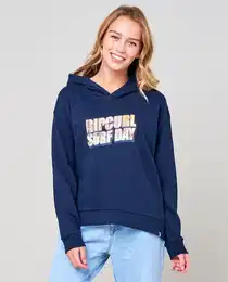 Mikina POSTCARD HOOD SURF REVIVA Navy