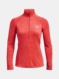 T-Shirt Tech 1/2 Zipper - Twist-RED - Women