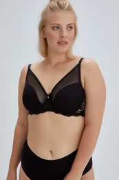Black Aphrodite Compression Covered Bra