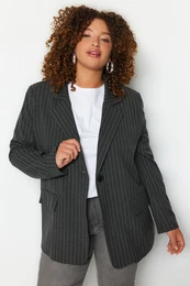 krivulja rtasta tkana jakna Blazer