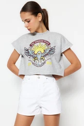 White Denim Shorts