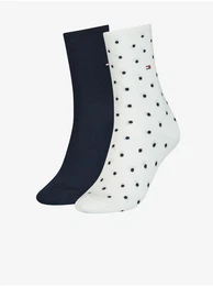 Socks - Dot 2 Pack Blue