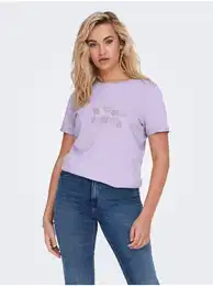 Light purple T-Shirt Amy - Women
