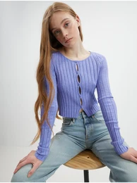 Light Purple Ladies Cardigan Frey - Ladies
