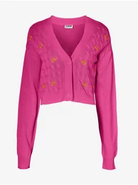 Dark Pink Cardigan Lil - Women
