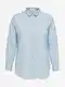 Light blue ladies shirt ONLY CARMAKOMA Nora - Women