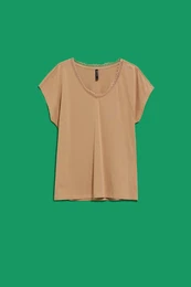 Marisse Women's T-Shirt L-Ts-4032 D.Beige