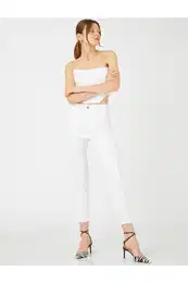 Skinny Leg Dny Slim Fit s vysokm pasem - Carmen Jean