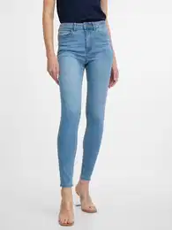 svetlo modre enske Skinny Fit kavbojke - enske