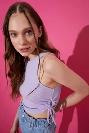 Fitted Sleeveless Camisole Vest
