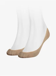 Set of two pairs of women's socks in beige Underwea - Ladies