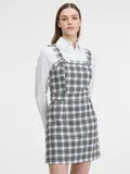 Karirasta Pinafore obleke za dame image