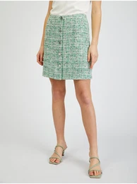 Green Ladies Tweed Skirt - Ladies