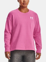 Mikina Rival Fleece Oversize Crew-PNK - Dmsk