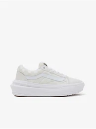 Cream plaid suede platform sneakers Old Skool - Women's