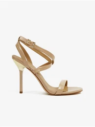 Beige women's high-heeled sandals Asha - Women's