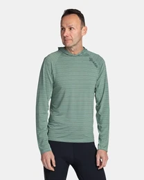 Men's running sweatshirt AILEEN-M Dark green