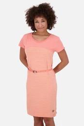 CLARINAAK B Peach Melange dress
