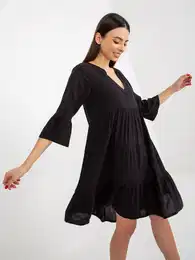 Dress-D73761M30214B-black
