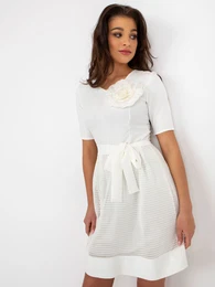 Dress-LK-SK-506551.76P-ecru